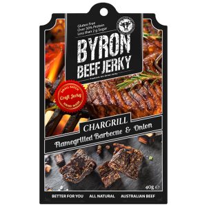 Byron Beef Jerky Chargrill 40g