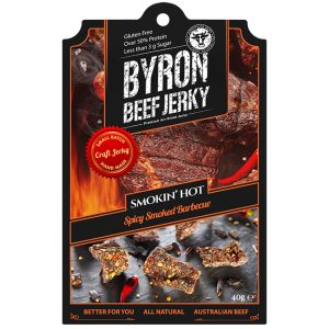 Byron Beef Jerky Smokin Hot 40g
