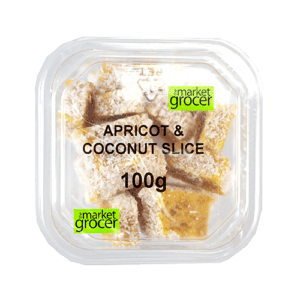 Apricot & Coconut Slice100g