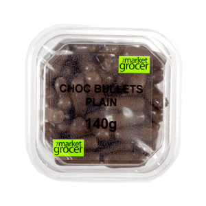 Choc Bullets Plain 140g