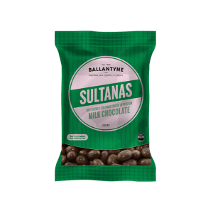 Ballantyne Milk Chocolate Sultanas 180g