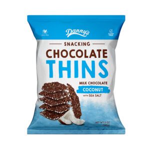 Danny’s Milk Choc Thins Coconut 140g
