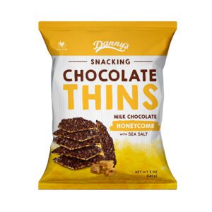 Danny’s Milk Choc Thins Honeycomb 140g