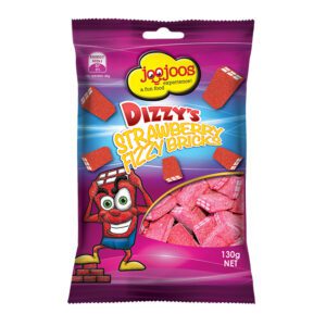 Joojoos Dizzy’s Strawberry Fizzy Bricks 130g