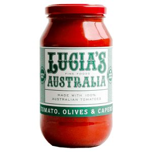 Lucia’s Tomatoes & Basil Sauce 500g GF