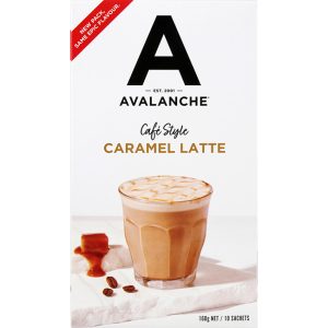 Avalanche Café Style Caramel Latte 10pk 160g