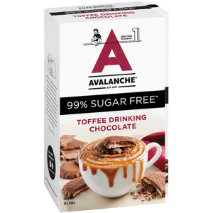 Avalanche 99% Sugar Free Drink Toffee 10pk 200g