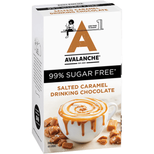 Avalanche 99% Sugar Free Salted Caramel 10pk 200g