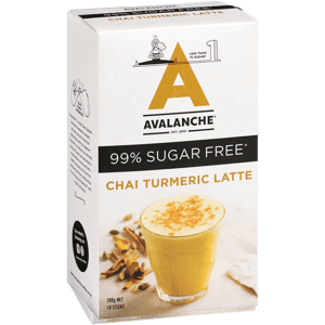Avalanche 99% Sugar Free Chai Turm Latte 10pk 200g