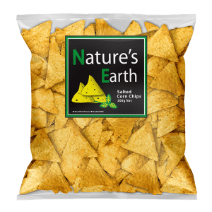 Nature’s Earth Corn Chips Salted 500g