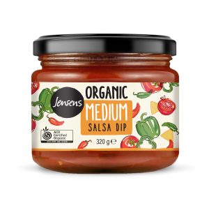 Jensens Organic Salsa Medium 320g