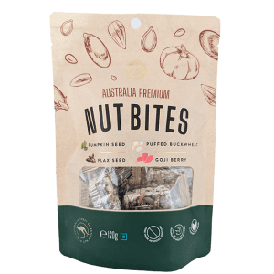 Nut Bites P/seed Buck Flaxseed Goji 120g