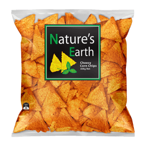 Nature’s Earth Corn Chips Cheese 500g