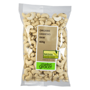 Organic Cashews Raw 400g