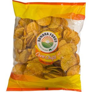Sonora Corn Chips Round Cheese 500g