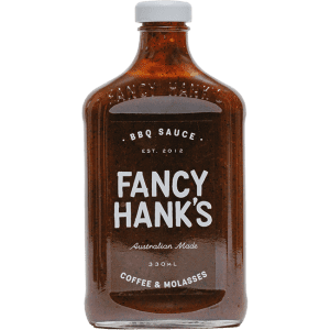 Fancy Hank’s Coffee & Molasses BBQ Sauce 330mL