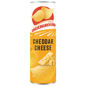 Underground Chip Co Cheddar Cheese 138g