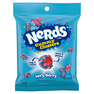 Nerds Gummy Clusters Very Berry Med Bag 141g