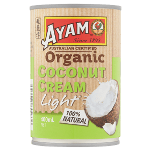 Ayam Coconut Organic Cream Light 400ml