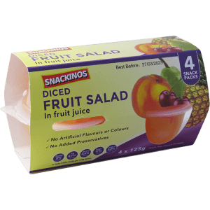 Snackinos Fruit Salad in Juice 125g