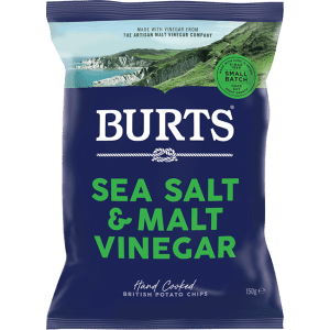 Burts Sea Salt & Malt Vinegar 150g