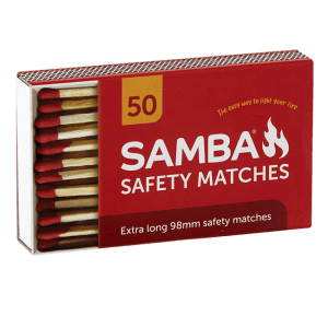 Samba Matches BBQ 98mm
