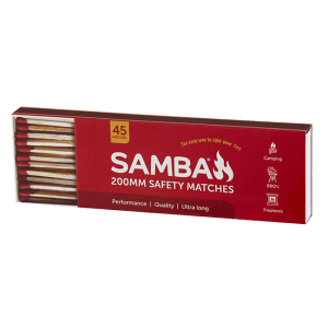 Samba 200mm Ultra Long Matches 45pk