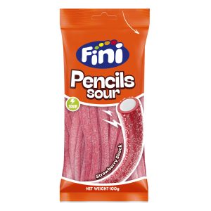 Fini Strawberry Sour Pencils 100g