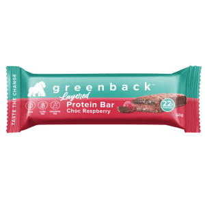 Greenback Protein Bar Choc Raspberry 50g