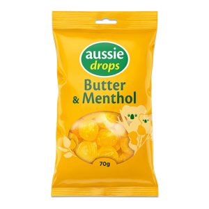 Aussie Drops Butter & Menthol 70g