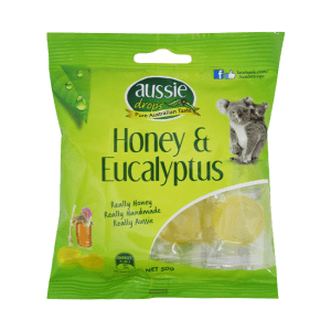 Aussie Drops Eucalyptus & Honey 50g