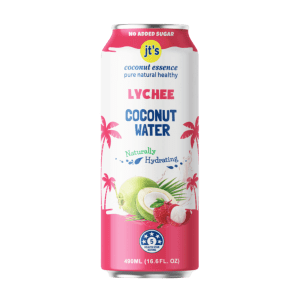 JT’s Lychee Coconut Water 490ml