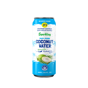 JT’s Sparkling Pure Coconut Water 490ml