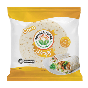 Sonora Tortilla Wraps Corn 6pk 168g