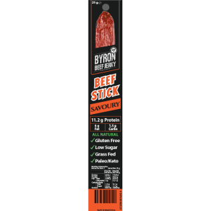 Byron Beef Jerky Beef Stick Savoury 25g