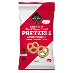 Hugos Biscuit Cream Pretzels 120g