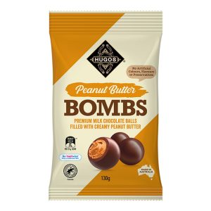 Hugos Peanut Butter Bombs 130g