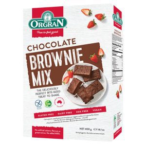 Orgran Brownie Mix – Choc Flavoured 400g