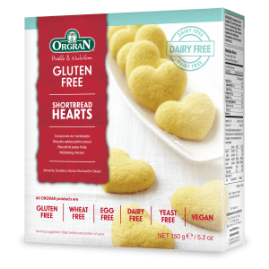 Orgran Shortbread Hearts 150g