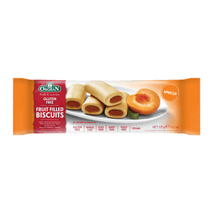 Orgran Apricot Fruit Filled Biscuits 175g