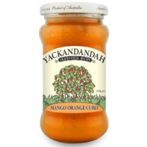 Yackandandah Fruit Curd Orange Mango 350g