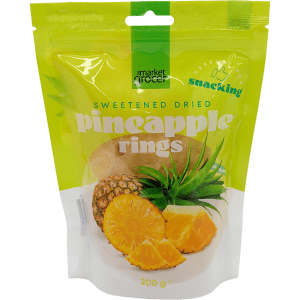 Dried Pineapple Rings Soft 200g
