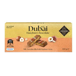 Hugos Choc Hazelnut Cream Bar 100g