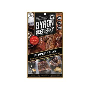 Byron Beef Jerky Pepper Steak 120g