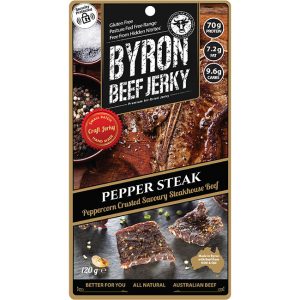 Byron Beef Jerky Pepper Steak 120g