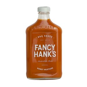 Fancy Hanks Honey Mustard BBQ Sauce 330mL