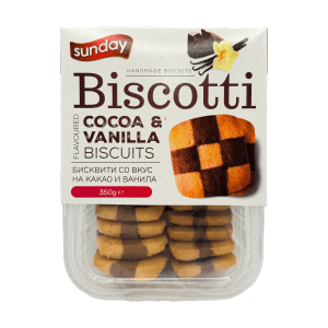 Sunday Cocoa Vanilla Biscotti 350g