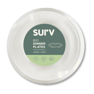 Surv Bio Dinner Plates 26cm 25Pk