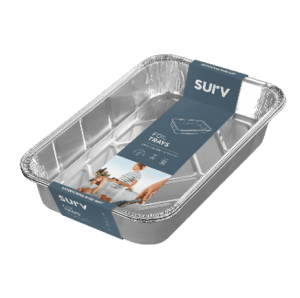 Surv Foil Medium Tray 2Pk