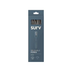 Surv 10pc Reusable PP5 Fork Box
